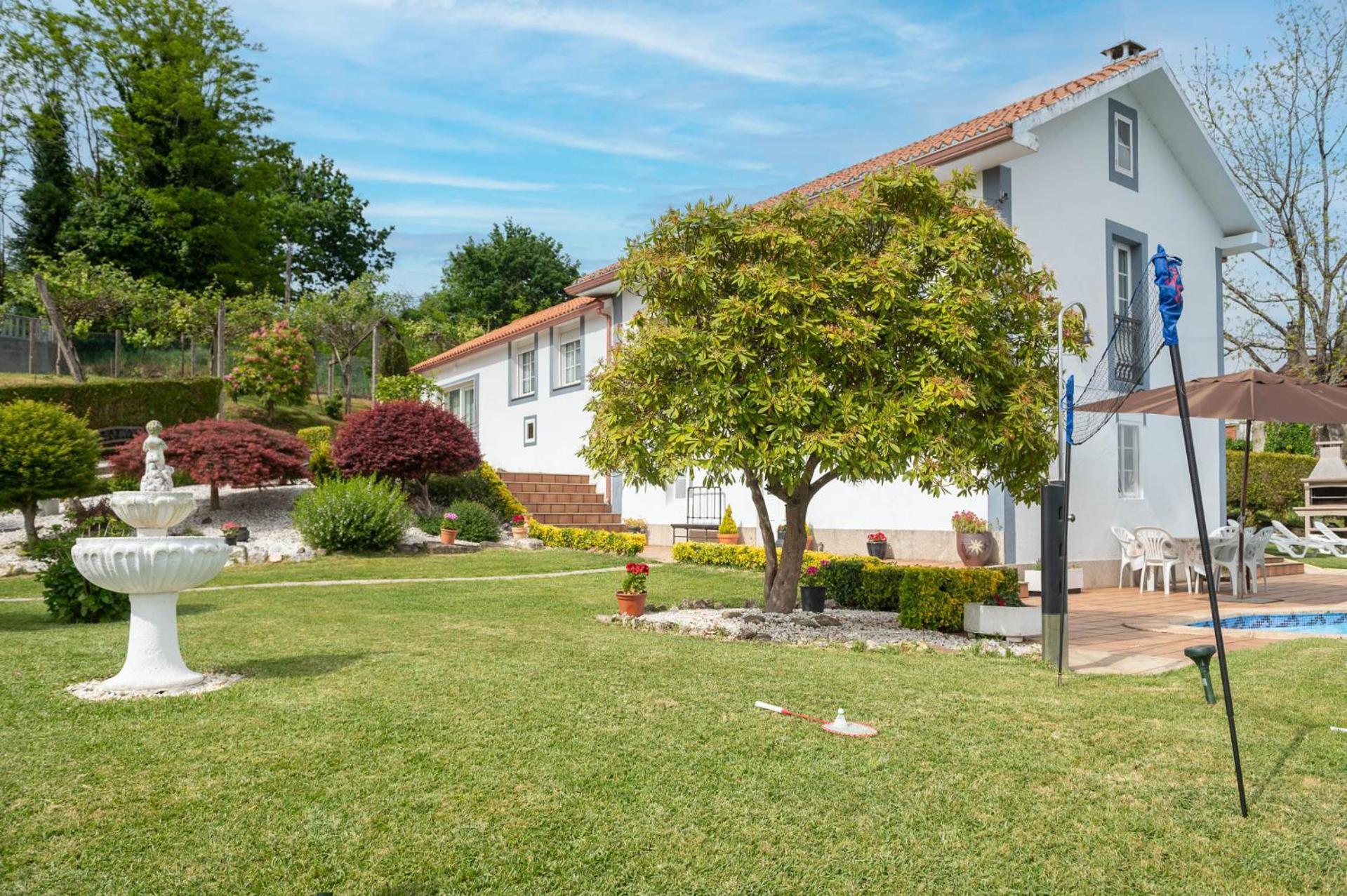 Casa Tarrio Con Piscina - Santiago De Compostela Villa Boqueixon Kültér fotó