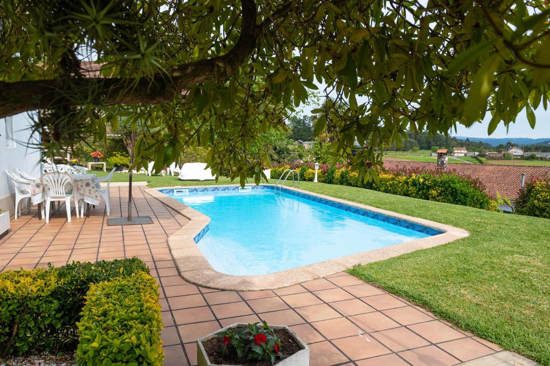 Casa Tarrio Con Piscina - Santiago De Compostela Villa Boqueixon Kültér fotó