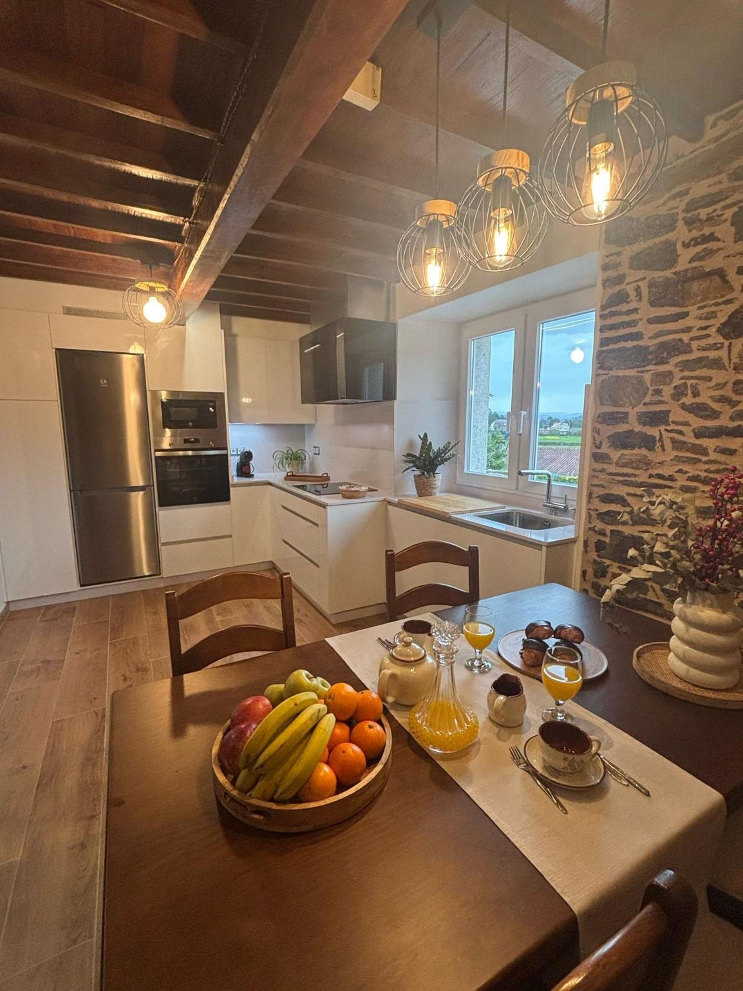 Casa Tarrio Con Piscina - Santiago De Compostela Villa Boqueixon Kültér fotó